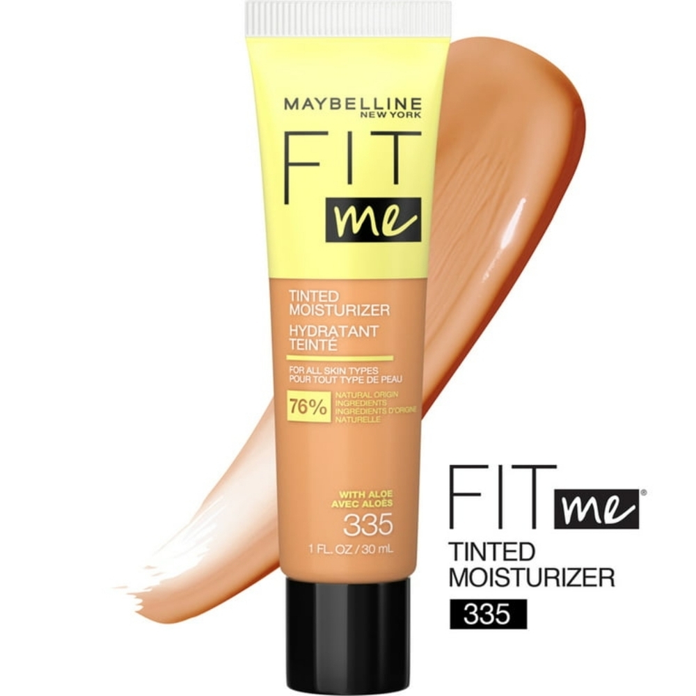 5 x Maybelline Fit Me Tinted Moisturizer, Natural Coverage, 335